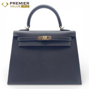 エルメス ケリー 25 べブラン エプソン シャンパンゴールド金具 K刻印