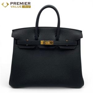 エルメス バーキン 25 ノワール トゴ ゴールド金具 G刻印