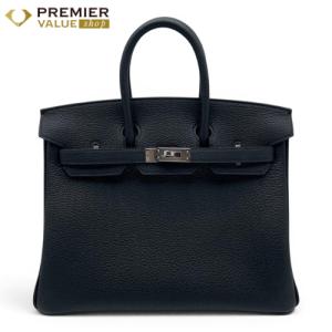 エルメス バーキン 25 ノワール トゴ シルバー金具 G刻印