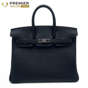 エルメス バーキン 25 ノワール トゴ シルバー金具 G刻印
