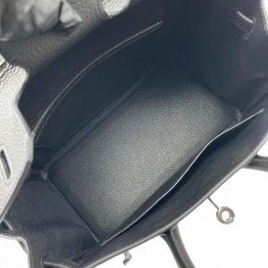 エルメス バーキン 25 ノワール トゴ シル...の詳細画像5
