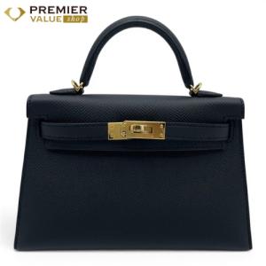 エルメス ミニケリー2 19 ノワール エプソン ゴールド金具 G刻印