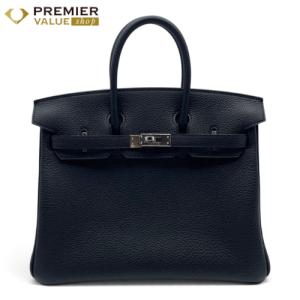 エルメス バーキン 25 ノワール トゴ シルバー金具 G刻印