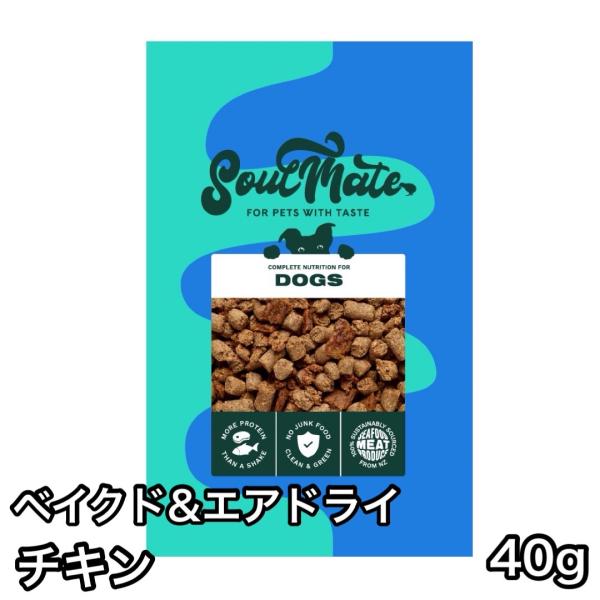ソウルメイト ベイクド&amp;エアドライフード チキン 40g ドッグフード SoulMate