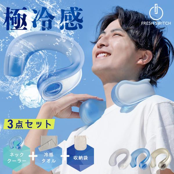 クーポンで2,980→1,788円！ネッククーラー 氷嚢 氷のう 冷感タオル付 クールリング アイス...