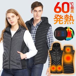 ヒートベスト 電熱ベスト 発熱 冷え対策 テレワーク