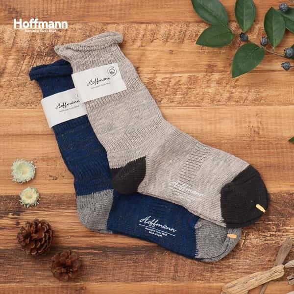 ホフマン Hoffmann ソックス 靴下 レディース オーガニックコットン シンプル ブランド 日...