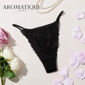 アロマティック AROMATIQUE ソング タンガ ショーツ Tバック レディース インナー 下着 レース セクシー コットン 綿 コットン100% 日本製 国産 かわいい ギフト｜premium-lingerie