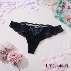 10%OFF セール リズシャルメル LISE CHARMEL タンガ Tバック 貴重なパーティー FETE PRECIEUSE レディース 下着 インポート 高級 ランジェリー セクシー 刺繍 ブ｜premium-lingerie