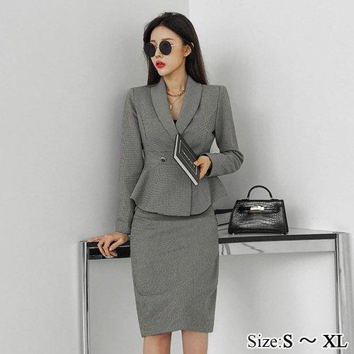 ナイトドレス キャバドレス ミディアムドレス セットアップ ツーピース ぺプラム タイト キャバ嬢 ...