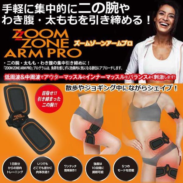 ZOOM ZONE ARM PRO（ズームゾーンアームプロ）  (EMSマシン ダイエット 二の腕 ...