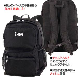Lee リー デニム リュック デイパック ブ...の詳細画像3