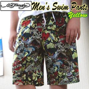 エドハーディーメンズスイムパンツ16 イエロー 海水パンツ メンズサーフパンツ ドクロマーク スカル柄 正規品 メンズトランクス型水着 Dg Ehsp003 プレミアムポニー 通販 Yahoo ショッピング