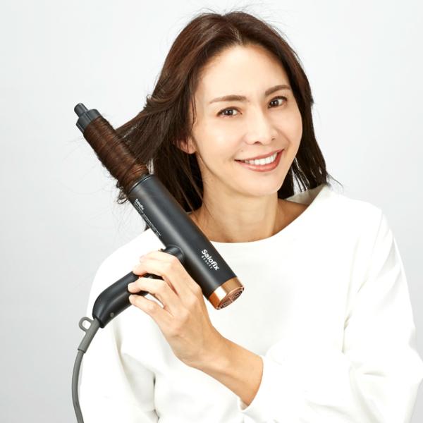 T字型オートカーラー機能搭載「Salofix Beautyヘアドライヤー&amp;カーラー」  (2WAYド...