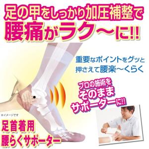 足首着用 腰らくサポーター 腰痛対策 腰痛予防 さくらリバース 足首 施術 骨盤補整 薄型 0 5mm 外反母趾 足指が開く Glm 41 プレミアムポニー 通販 Yahoo ショッピング