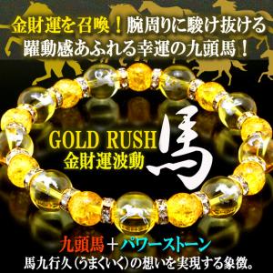 金運財運が馬九行く うまくいく 爆裂黄水晶ブレ...の詳細画像1