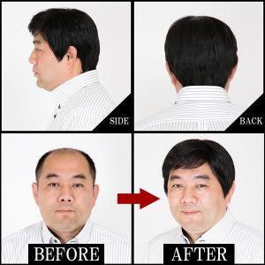 送料無料E.G.Oリアルファイバーウィッグ/メ...の詳細画像3