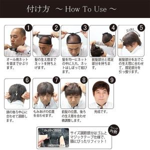 送料無料E.G.Oリアルファイバーウィッグ/メ...の詳細画像4