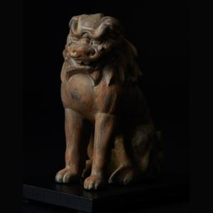 ミニ仏像TanaCOCORO[掌]WOOD「 獅子」  (木彫 卓上ミニ仏像 仏像フィギュア 手のひ...