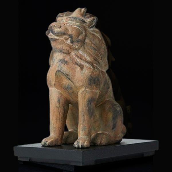 ミニ仏像TanaCOCORO[掌]WOOD「 狛犬」  (木彫 卓上ミニ仏像 仏像フィギュア 手のひ...