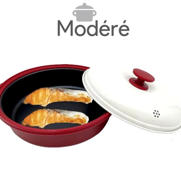 TV通販 電子レンジ 深型 料理 焼き目 焼き魚 直火 簡単料理 時短料理 （Modere[モーデリ...