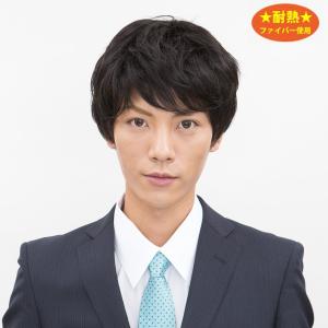 メンズウィッグ「オム・リーブル」ベーシックスタイル03 グレー白髪