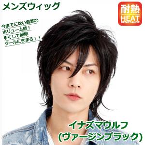 Lapin d'or Homme メンズウィッグ ラフグランジ(ローライトブラウン