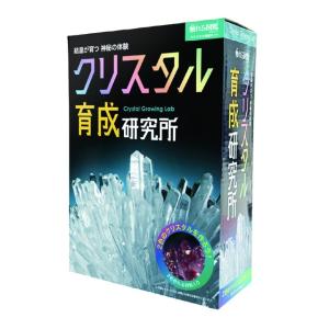 触れる図鑑「クリスタル育成研究所」クリスタルの結晶の仕組みなどを学べるセット　爆買 夏休み 自由研究 さわれるずかん クリスタルキット 結晶育成キット