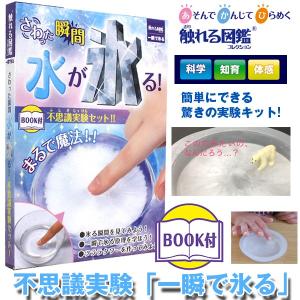 不思議実験「一瞬で水が氷る」(科学実験キット 触れる図鑑 自由研究 夏休み宿題 NHKおはよう日本 まちかど情報室 水が凍る）