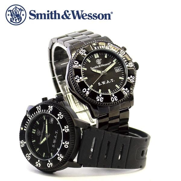 送料無料!Smith&amp;Wessonハードタクティカルウォッチ「S.W.A.T」Ver.(腕時計,スミ...