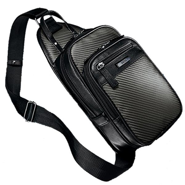 FRUH[フリュー]カーボンファイバー2WAYボディバッグACTIVE (メンズバッグ ショルダーバ...