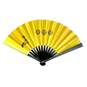 鉄扇8寸/織田信長 金家紋入(扇子袋付き 黄鉄...の詳細画像2