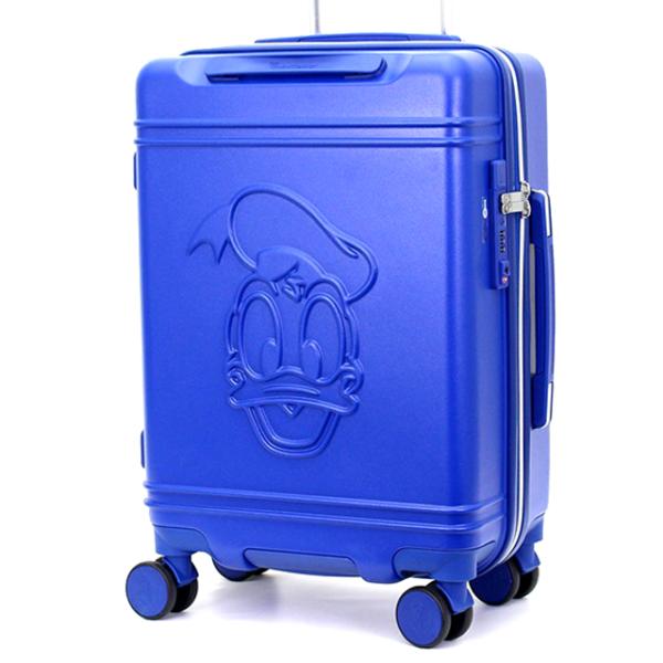 DISNEYハピタス グリップマスタースーツケース30L  (総柄 ジッパースーツケース プーさん ...