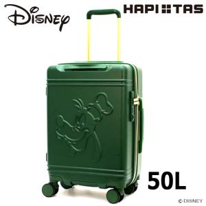 DISNEYハピタス グリップマスタースーツケース50L[グーフィー]  (イベント 大型旅行 総柄 ジッパースーツケース プーさん　ドナルドダック 国際線 国内線)｜premium-pony