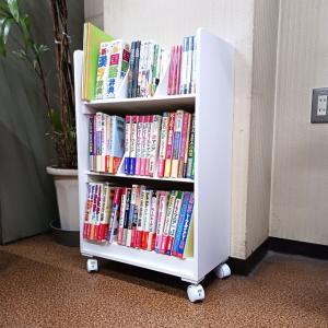 フクダクラフト コミックラック 7段 回転式 本棚 スチールフレーム幅