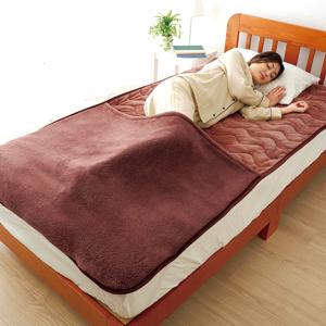 送料無料 HOTα蓄熱足ポケット付き敷きパッド [Z0770] あったかグッズ