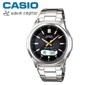 CASIO Wave Ceptorマルチバンド6タフソーラー電波時計[ブラック/通販限定モデル]  (腕時計 蛍光灯 カシオ ウェーブセプター ネオブライト アラーム)｜premium-pony