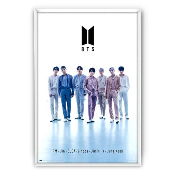 BTSビジュアルポスターK-1 No.3 アルミ製フレームセット  爆買 RM JIN SUGA J...