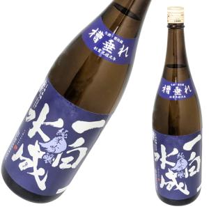一白水成 純米吟醸 槽垂れ 生原酒 1800ml[ 日本酒 フレッシュ フルーティ 米の旨み 秋田県 1800ml 1本 ]ギフト対応可