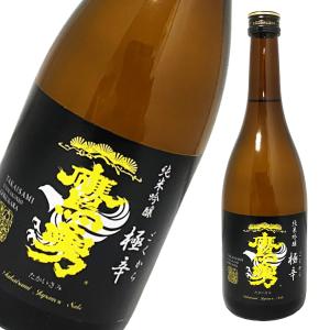 日本酒 圧倒的な辛口 驚異の日本酒度+15 ぬる燗 鷹勇 純米吟醸 極辛 720ml 大谷酒造
