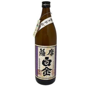 薩摩白金 900ml 芋焼酎 鹿児島 本格焼酎 木樽蒸留 お年賀 新年 成人の日 ギフト 2023 冬 あすつく｜premium-sake