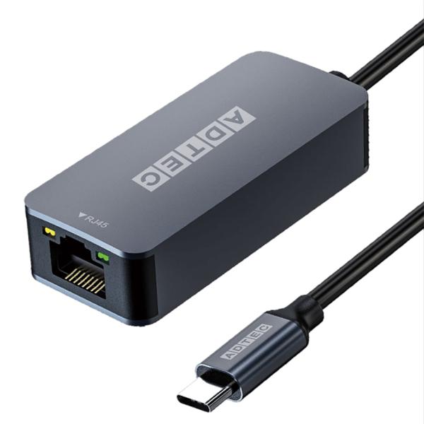 アドテック2.5Gbps USB-C/RJ45 イーサーネットアダプタ【AUCL-V025G-U31...