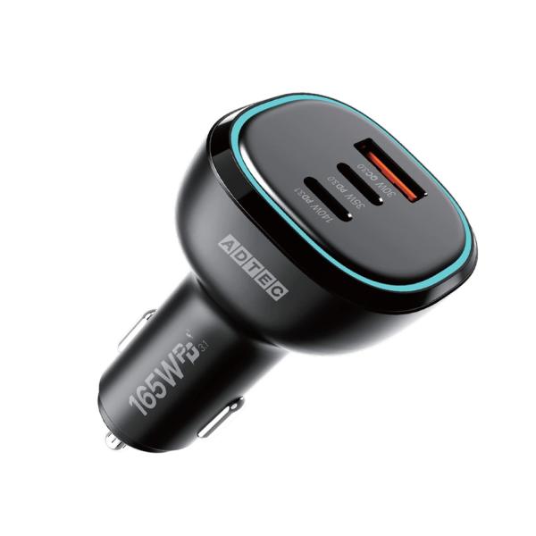 アドテック ACPD-V165AC2 シガーソケット 安心の日本メーカー PD3.1充電器 165W...