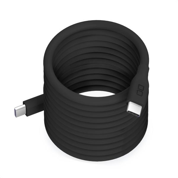 CIO スパイラルシリコンケーブル CtoC 2m PD 240W CIO-SLSC30000-CC...