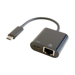 【FS050W対応 高速LANアダプター】GOPPA GP-CR45H/Bブラック 0.14m[USB-C オス→メス LAN+USB-C(給電用 USB PD対応)]3.2変換アダプタ Giga対応｜premium-shop