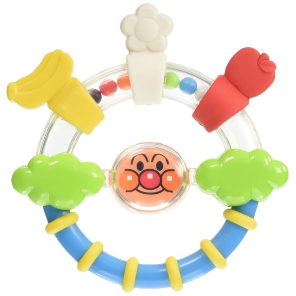 バンダイBANDAI ベビラボ アンパンマン NEWはじめてのはがためラトル