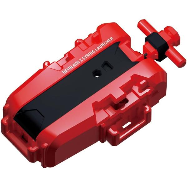 [未使用]  ベイブレードバースト ストリングランチャー レッドカラー　※パッケージなし、本体のみに...