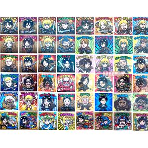 [未使用品] 　進撃の巨人マン　全48種セット （絶望の炎編、希望の翼編）進撃の巨人×ビックリマン ...