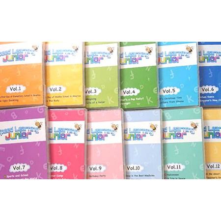 スピードラーニング ジュニア  1〜12巻セット 子供用英会話 （テキスト欠品です） 英語教材