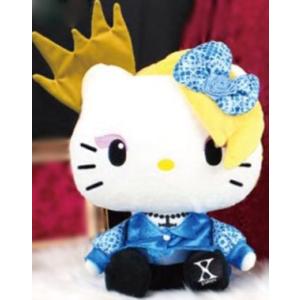 ヨシキティ yoshikitty BIG ぬいぐるみ 青リボン X JAPAN プライズ｜premium